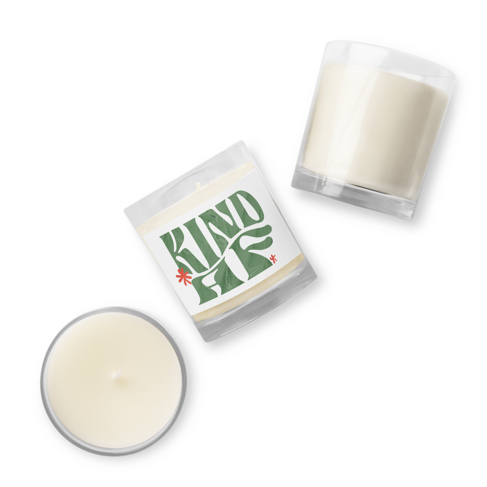 Glass Jar Soy Wax Candle – Kindness Project - Kind AF