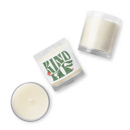 Glass Jar Soy Wax Candle – Kindness Project - Kind AF