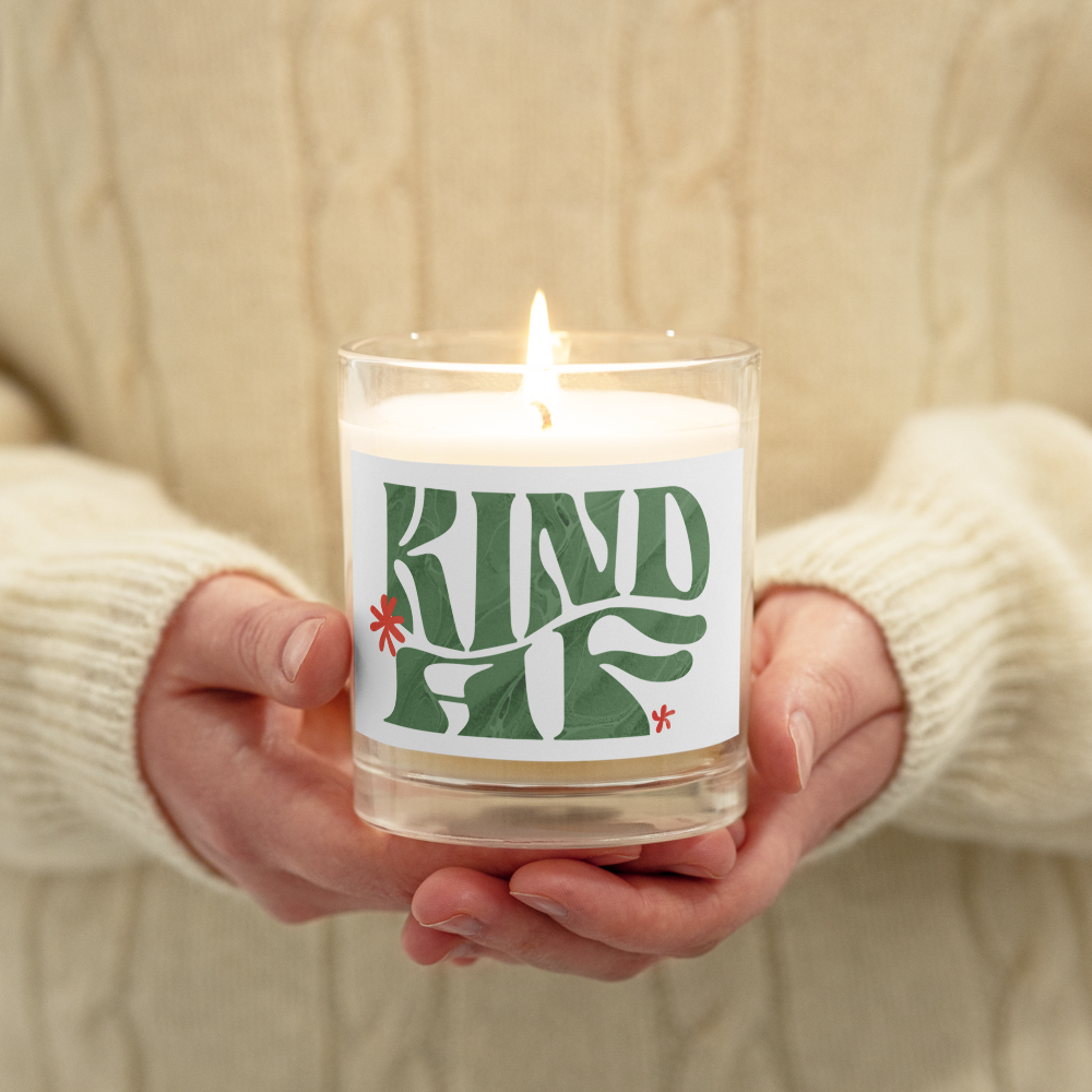 Glass Jar Soy Wax Candle – Kindness Project - Kind AF