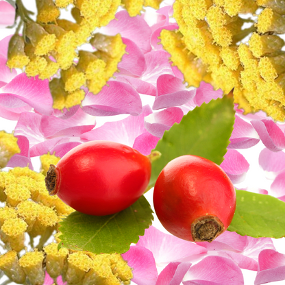 GLOWING ROSE Featherlight Face Serum with Rose &amp; Immortelle