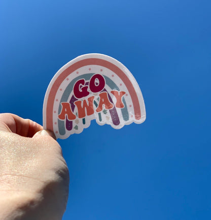 Anti-Inspiration Boho Rainbow Stickers