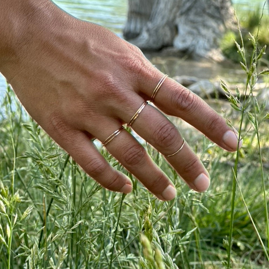 Gold Filled Stacking Ring - Smooth