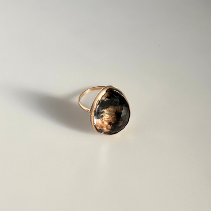 Kapa Cloth &amp; Gold Filled Ring