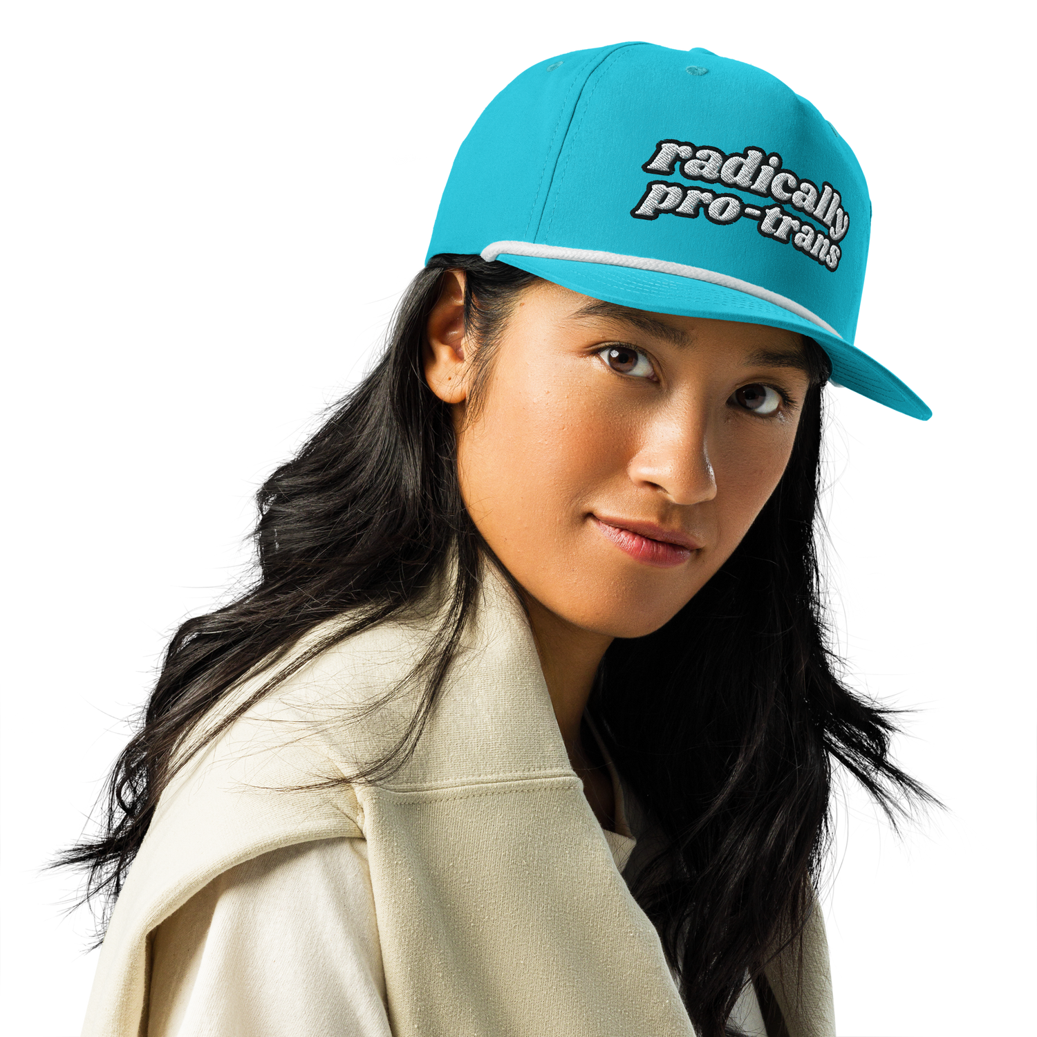 Radically Pro-Trans Rope Hat - 10% Donated to Transgender Law Center