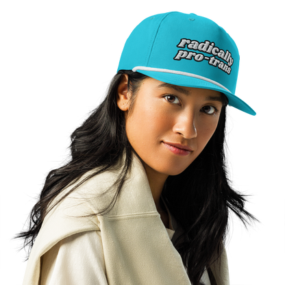Radically Pro-Trans Rope Hat - 10% Donated to Transgender Law Center
