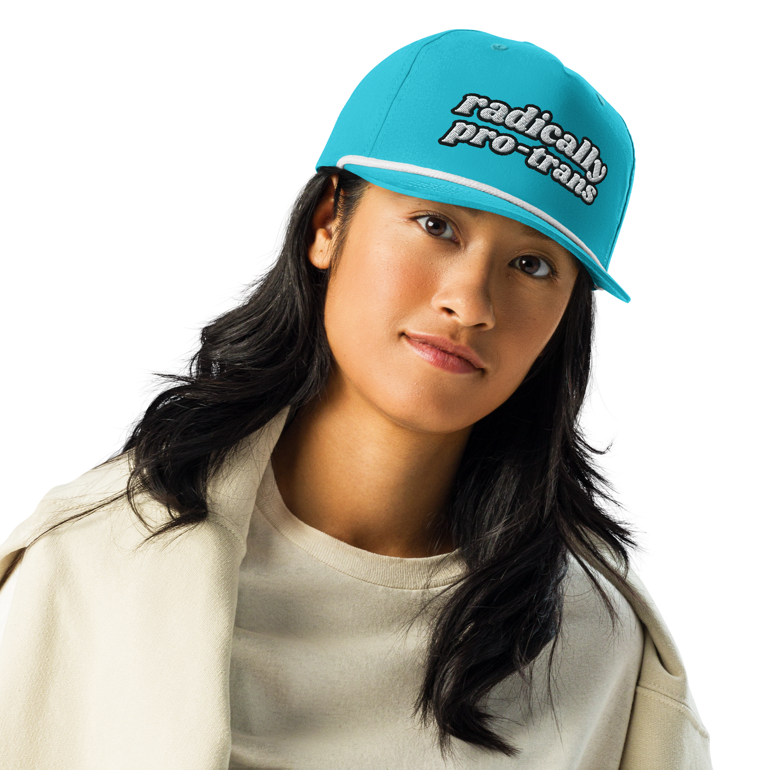 Radically Pro-Trans Rope Hat - 10% Donated to Transgender Law Center