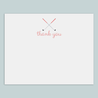 Golf (Pink) Note Cards | Boxed Set of 12