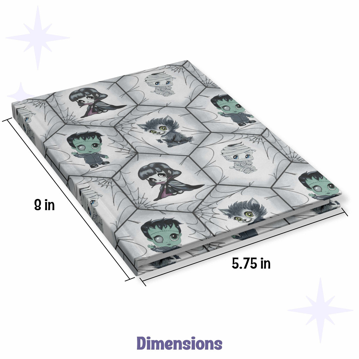 Classic Monsters Hardcover Journal, Color Pop
