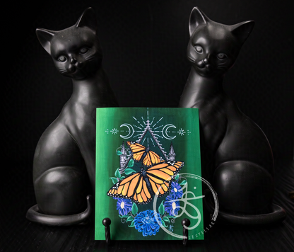 Monarch Butterfly Painting Print