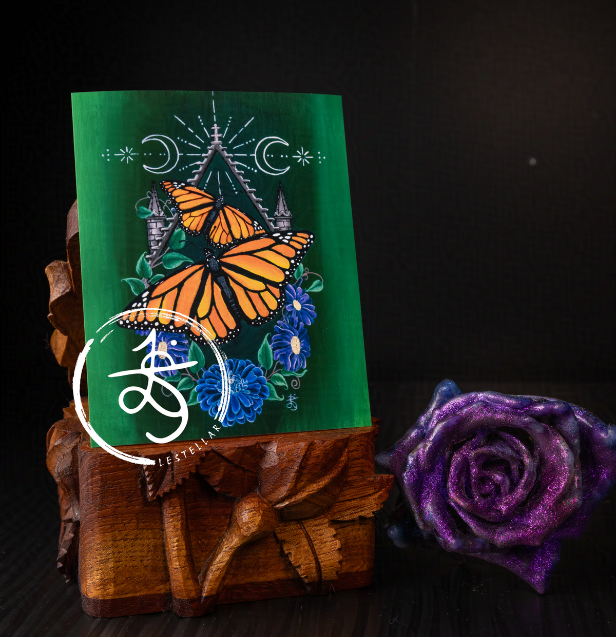 Monarch Butterfly Painting Print