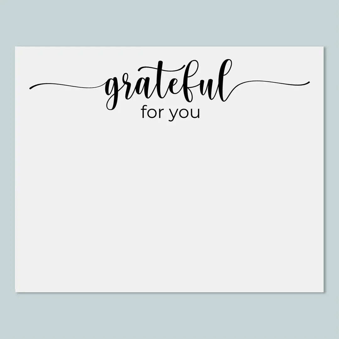 Grateful (Black) - Thank You - The Note House