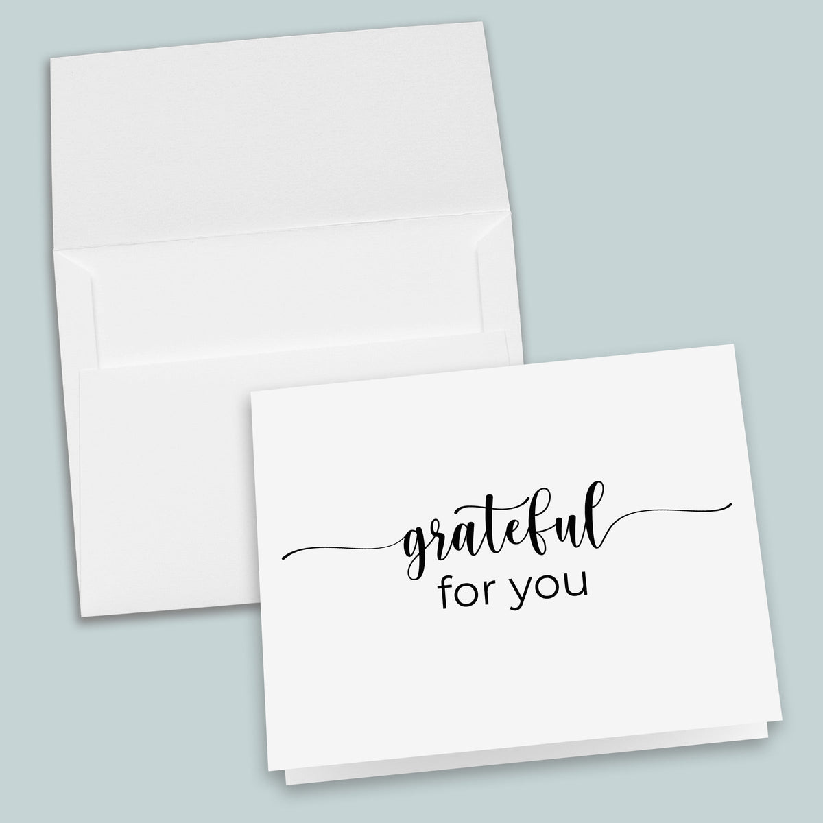 Grateful For You Folded Note Cards - Box of 8