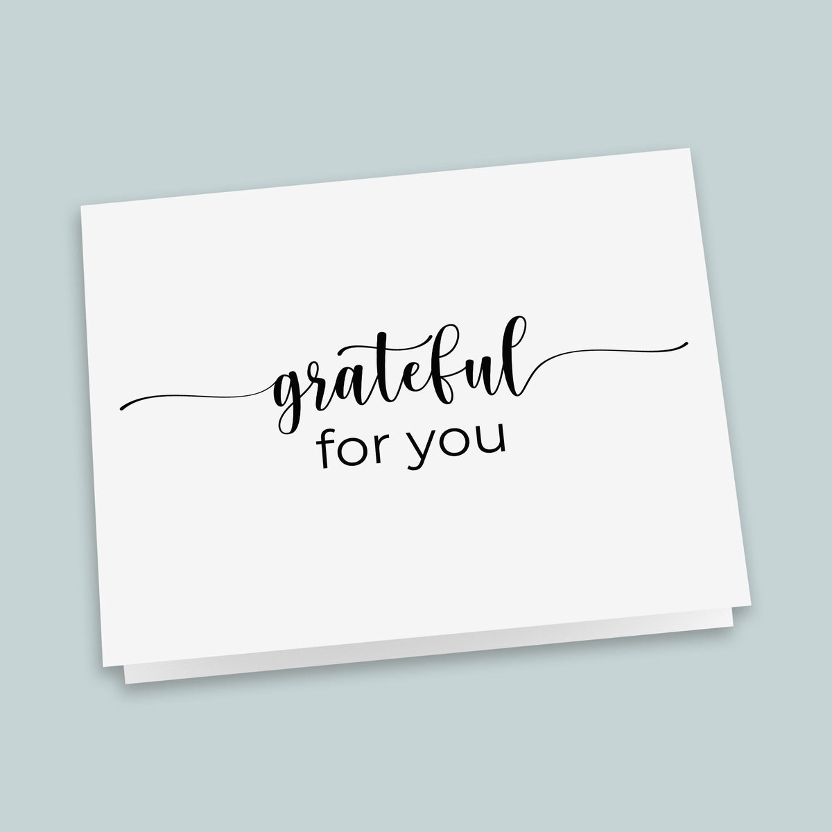 Grateful For You Folded Note Cards - Box of 8