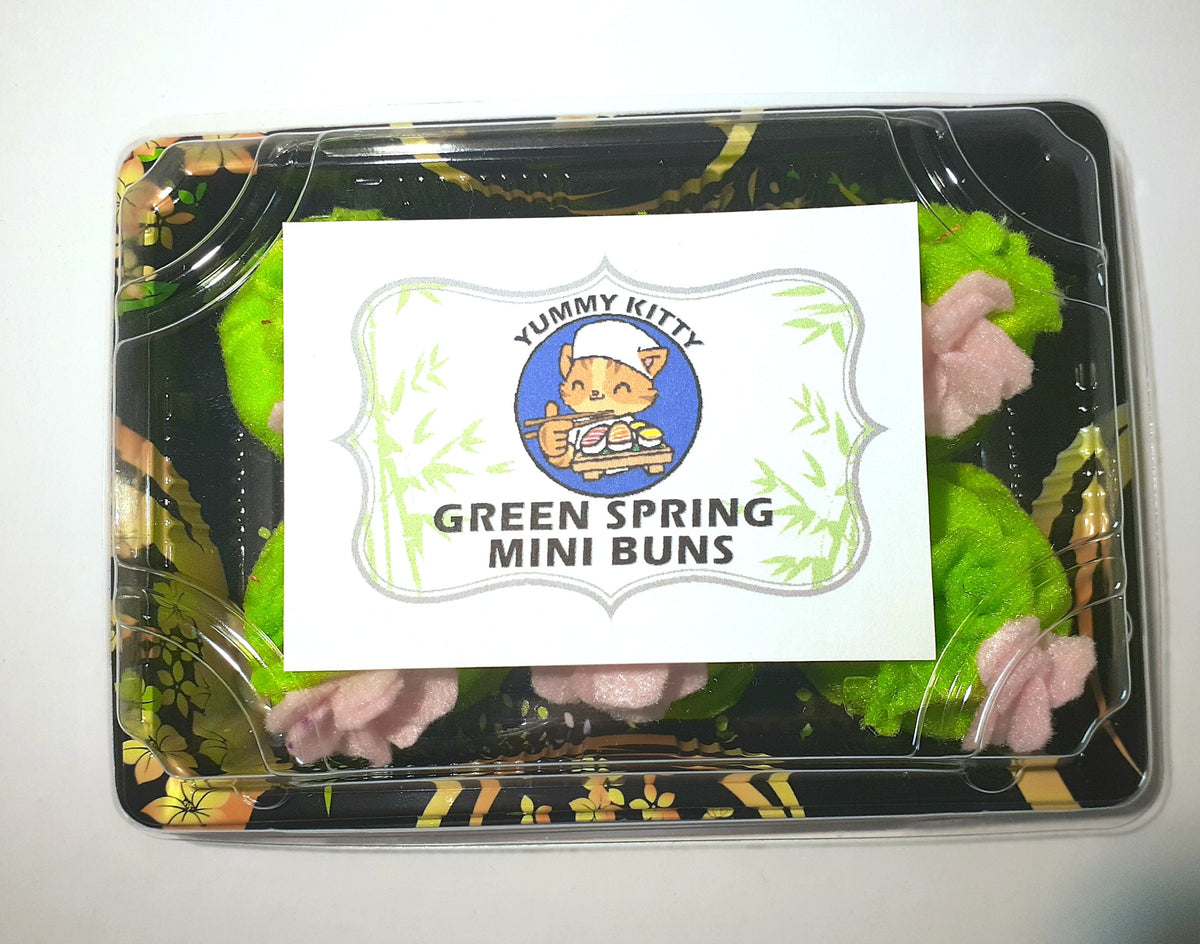 Green Spring Mini Bun Cat Toys (6pk)