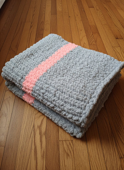Grey/Pink - (40x60in)