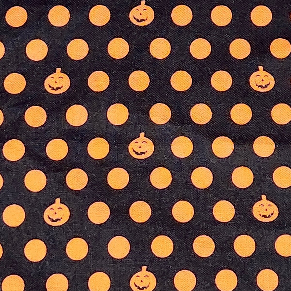 100% Cotton Napkins - Set of 2 -  Halloween Dots