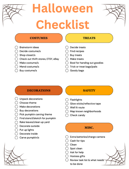 Holiday Checklists to Organize Celebrations – Digital Planner PDF for Stress-Free Holiday Planning