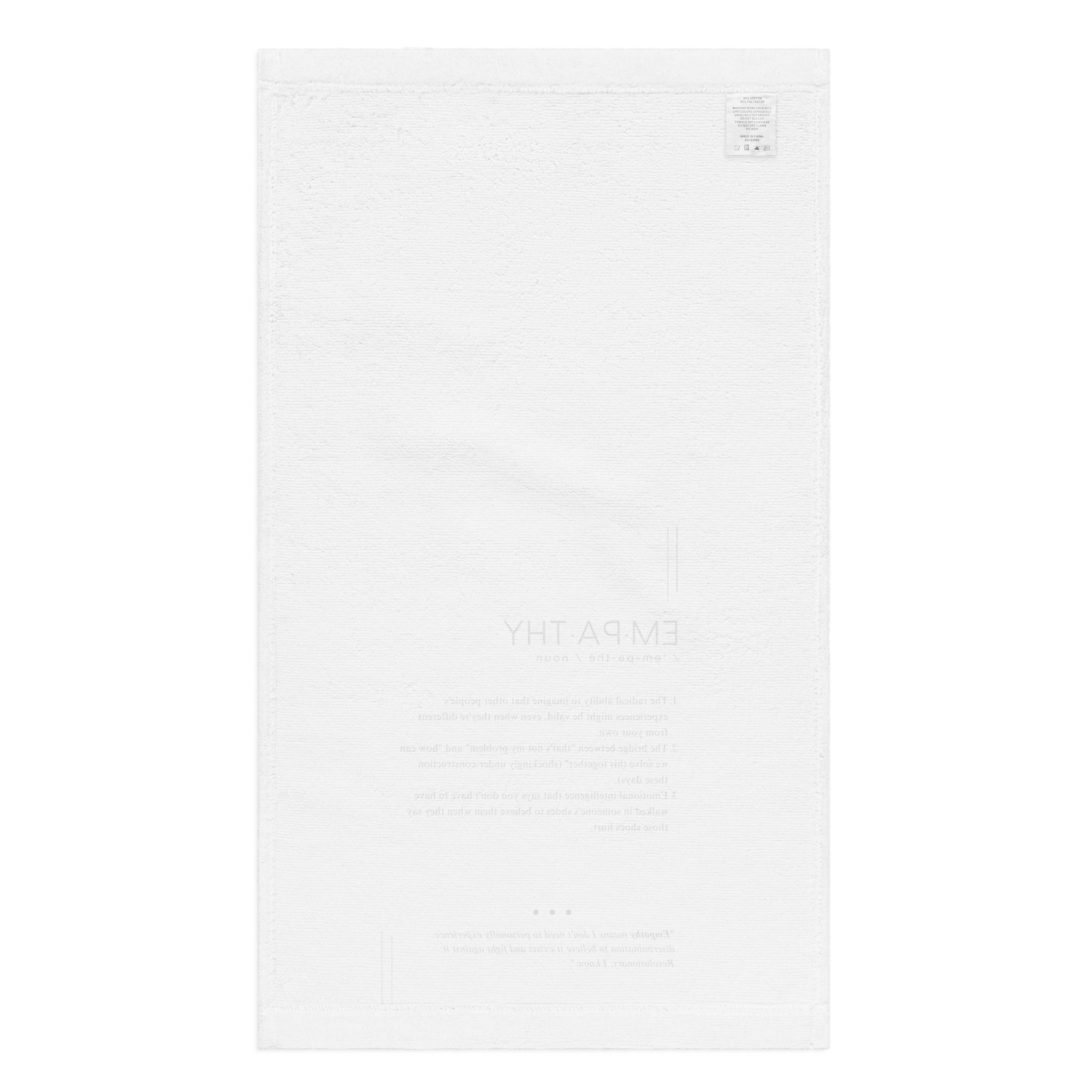 Kitchen Towel - EMPATHY - Defined: Terms for Our Time