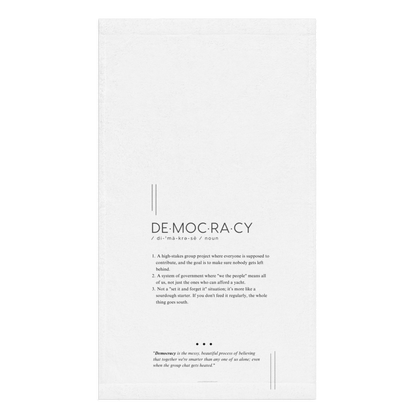 Kitchen Towel - DEMOCRACY — Defined: Terms for Our Time