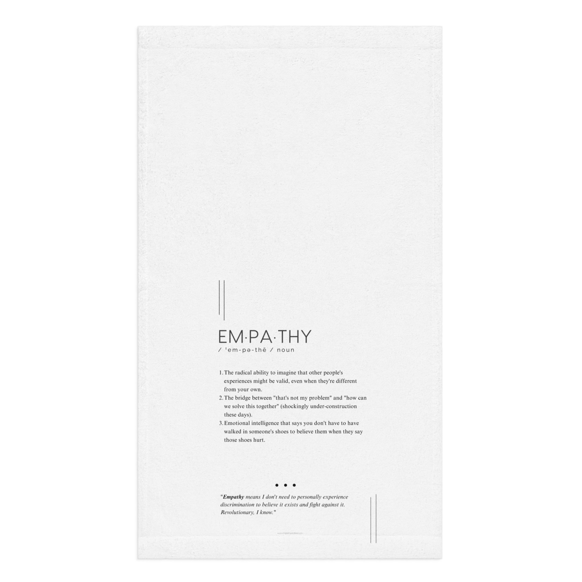 Kitchen Towel - EMPATHY - Defined: Terms for Our Time