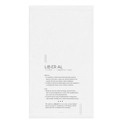 Kitchen Towel - LIBERAL - Defined: Terms for Our Time