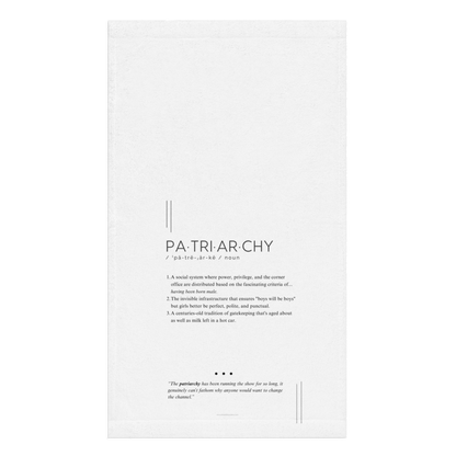 Kitchen Towel - PATRIARCHY - Defined: Terms for Our Time