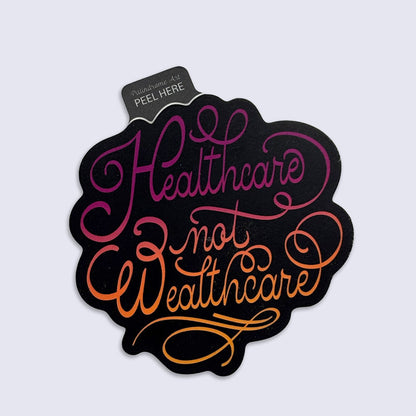 Sticker with &