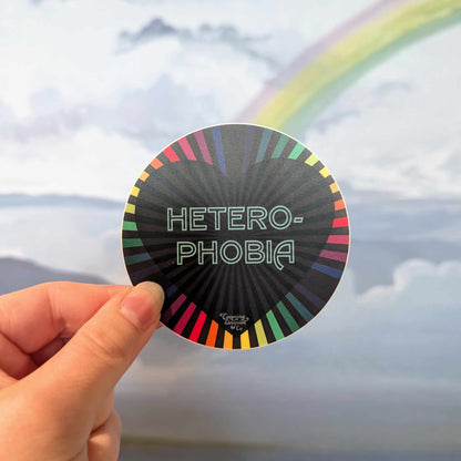 Heterophobia sticker