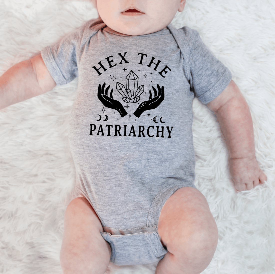Hex The Patriarchy Baby Bodysuit - Resistance Nation