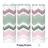 Three-view display of the Preppy Stripes I Love My Asshole Kid tumbler — burgundy, sage green, forest green, and blush pink fair isle typographic pattern on white skinny tumbler