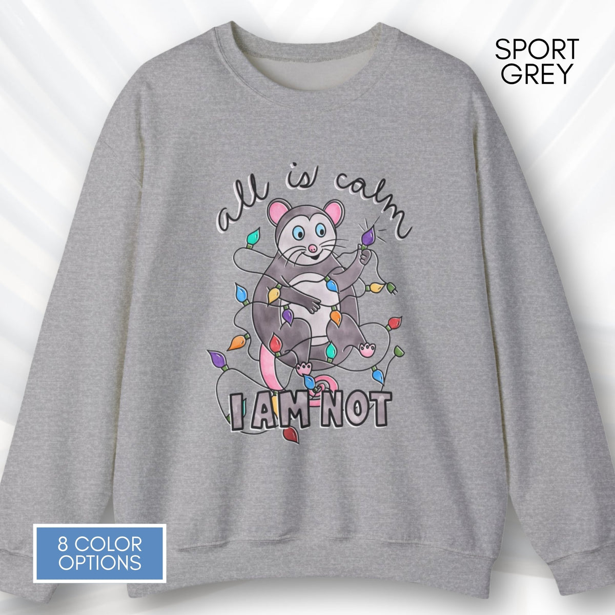 holiday-chaos-unisex-crewneck-christmas-possum-sweatshirt-funny-mom-apparel-sport-grey