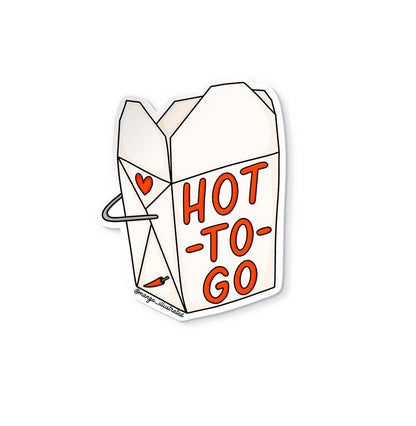 Hot to go sticker - MangoIllustrated - Sticker