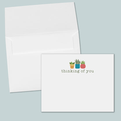 Houseplants Note Cards | Boxed Set of 12