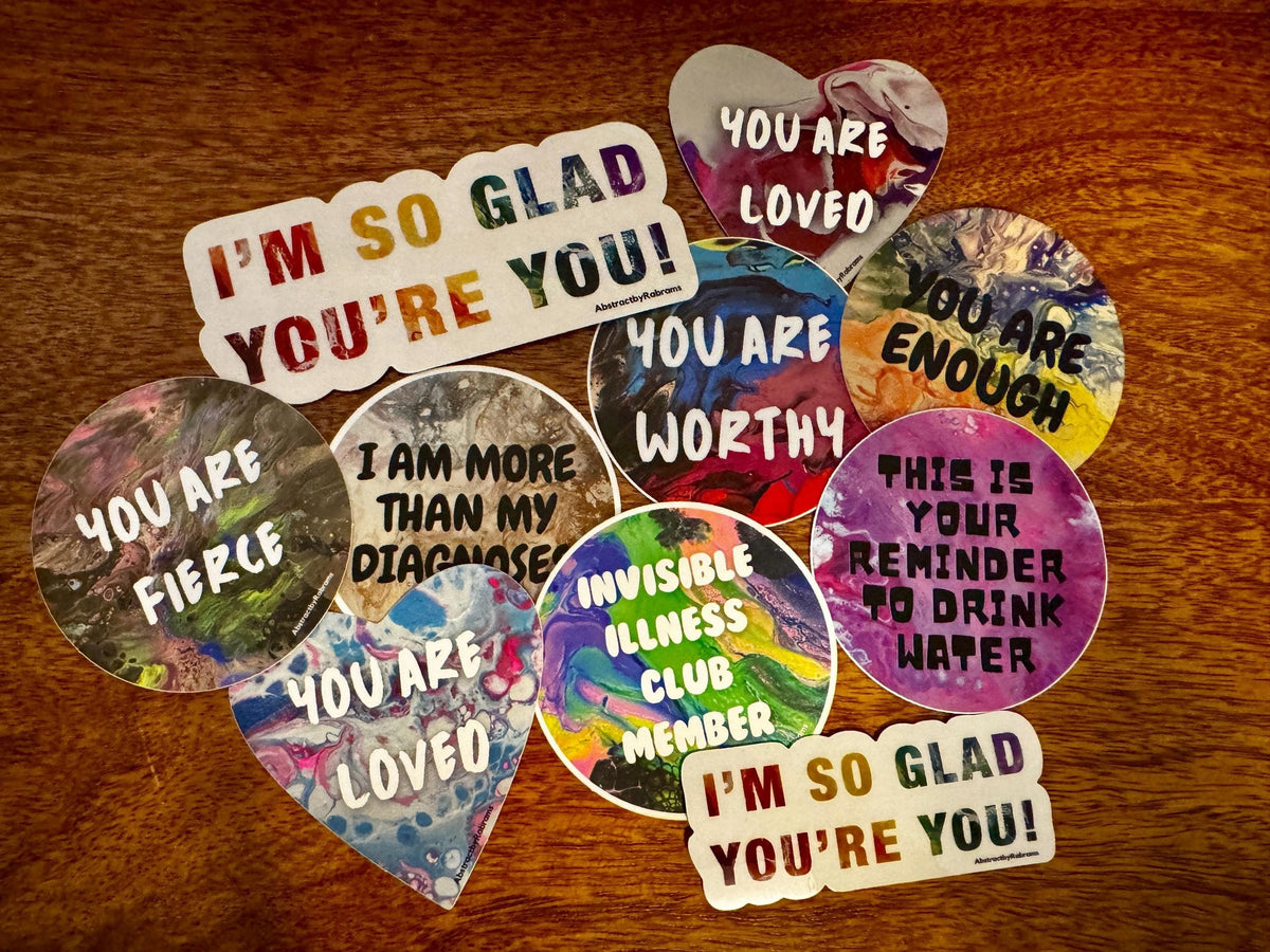 Mystery Sticker Pack – 6 Vinyl Stickers, $24 Value for $11