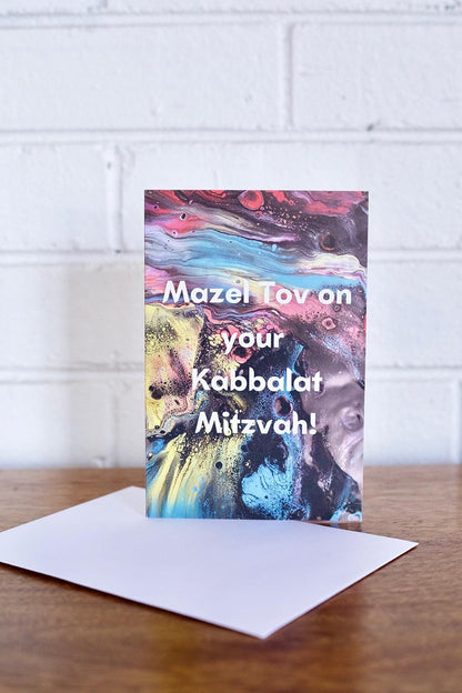 Mazel Tov on your Kabbalat Mitzvah Greeting Card