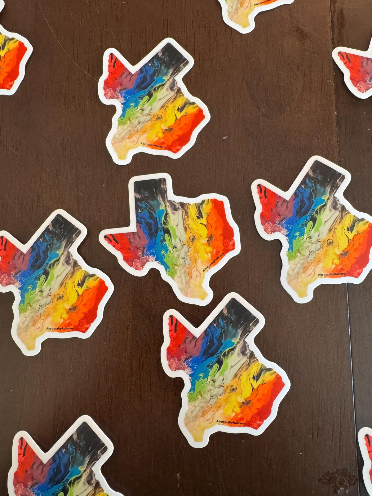 Texas State Sticker - Trans Pride and Progress Pride