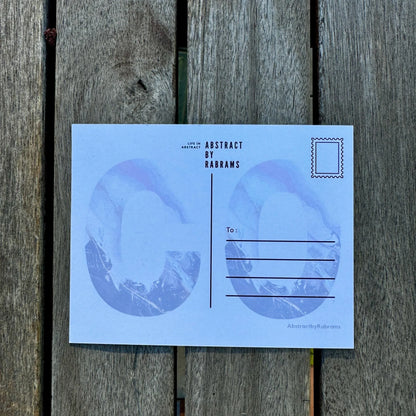 Colorado Abbreviation Postcard - CO -  4.25"x5.5" - Rainbow