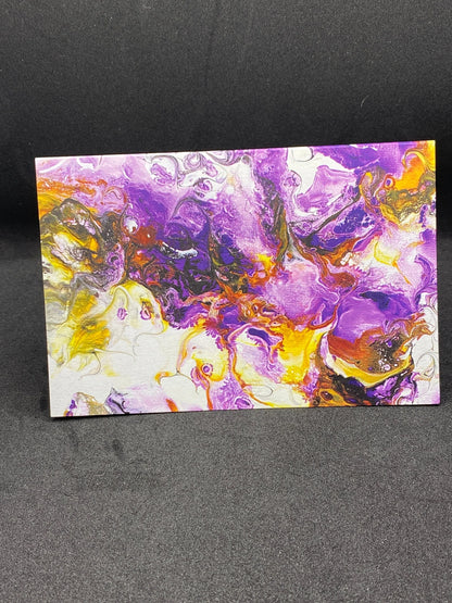 Subtle Non-Binary Pride Abstract Greeting Card - 4"x6"