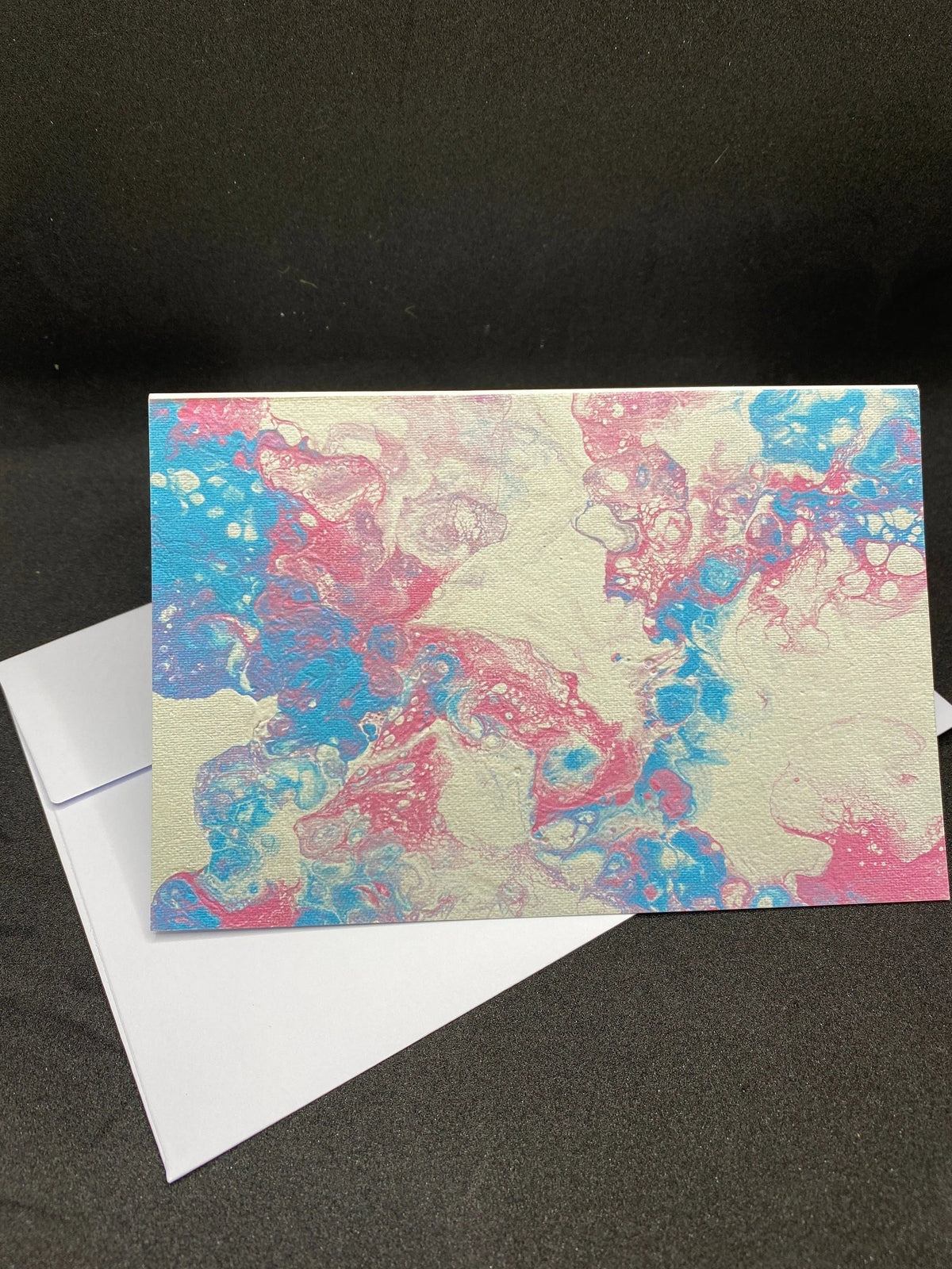 Trans Pride Painted Greeting Card 4"x6" - Blank