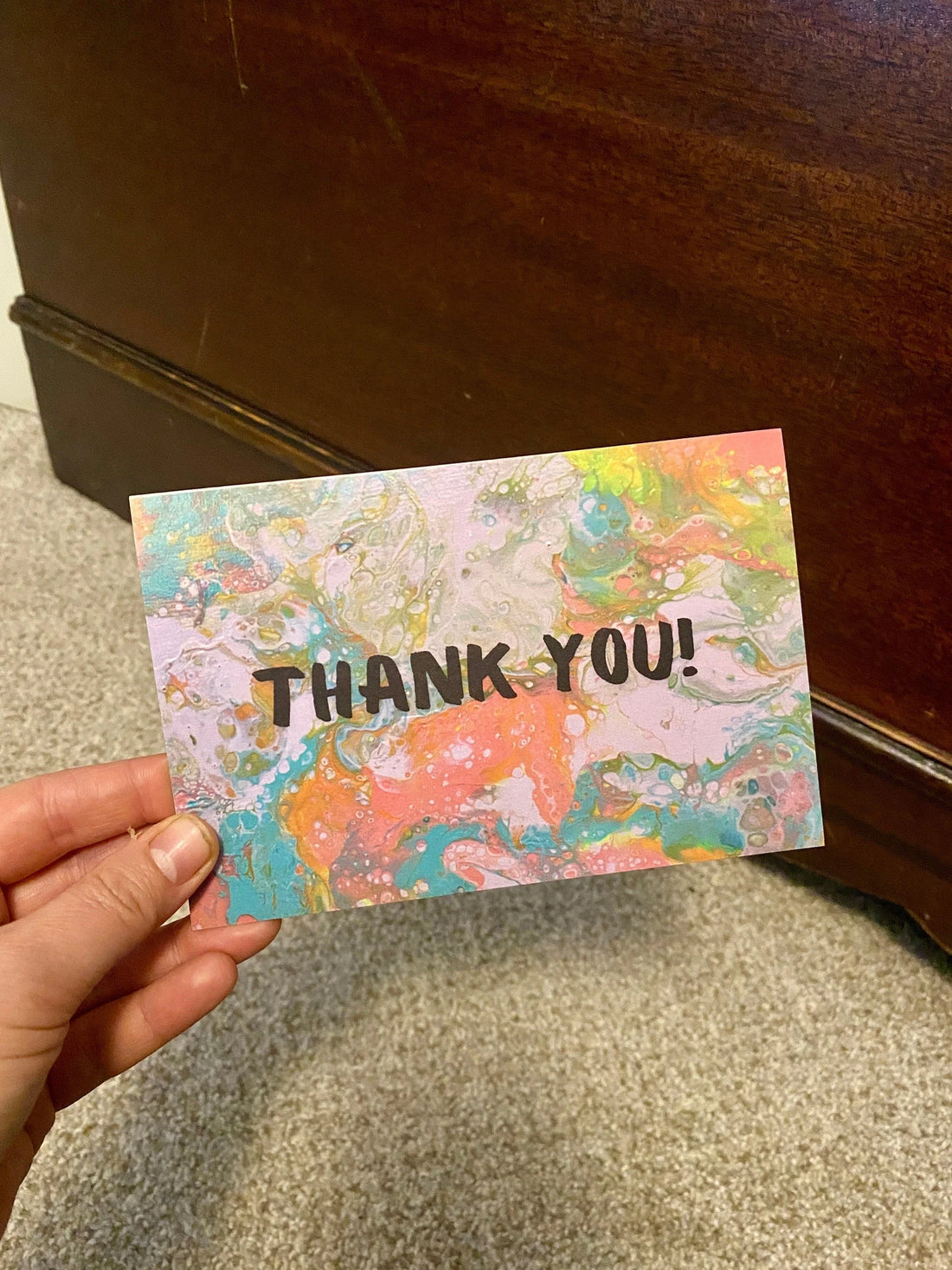 Thank You Card - 4"x6" - Blank Inside - Thank You Note
