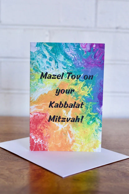 Mazel Tov on your Kabbalat Mitzvah Greeting Card