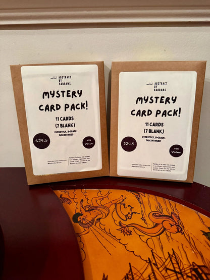 Mystery Card Packs - 11 Cards - 4"x6" - Blank Cards and Various Occasions