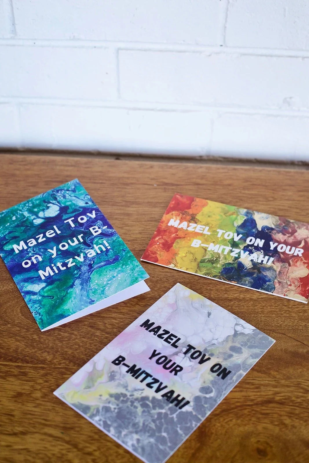 Mazel Tov on Your B-Mitzvah Greeting Cards
