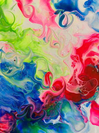 Polysexual Pride Pour Painting - "You are Loved 