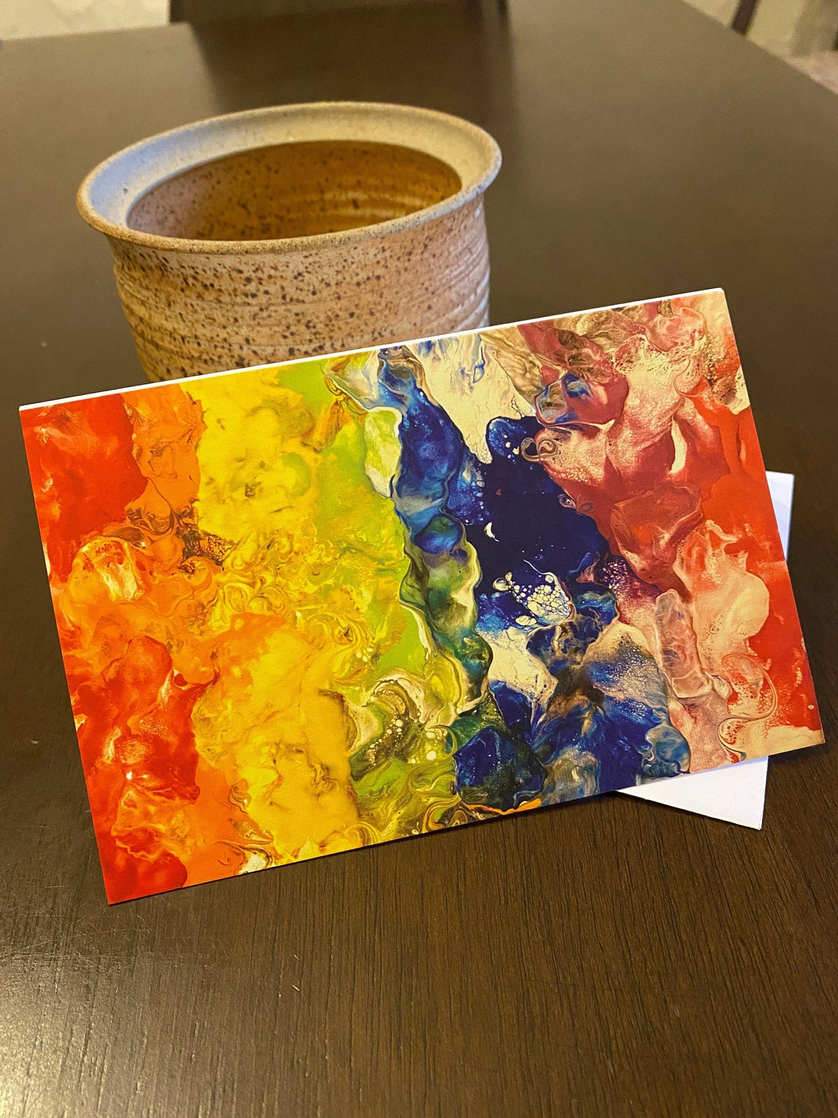 Rainbow Painting Greeting Card - Rainbow - A2