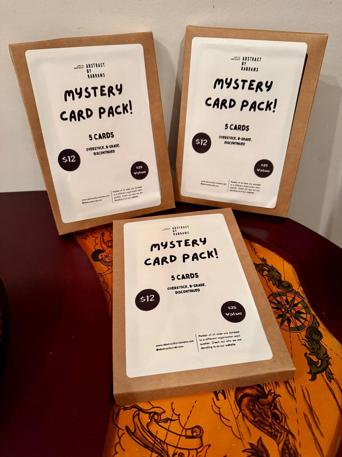 Mystery Card Packs - 5 Cards - 4"x6" - Blank Cards and Various Occasions