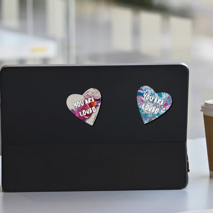 You Are Loved Sticker - 2" and 3"  LGBTQ+ Vinyl and Polypropylene
