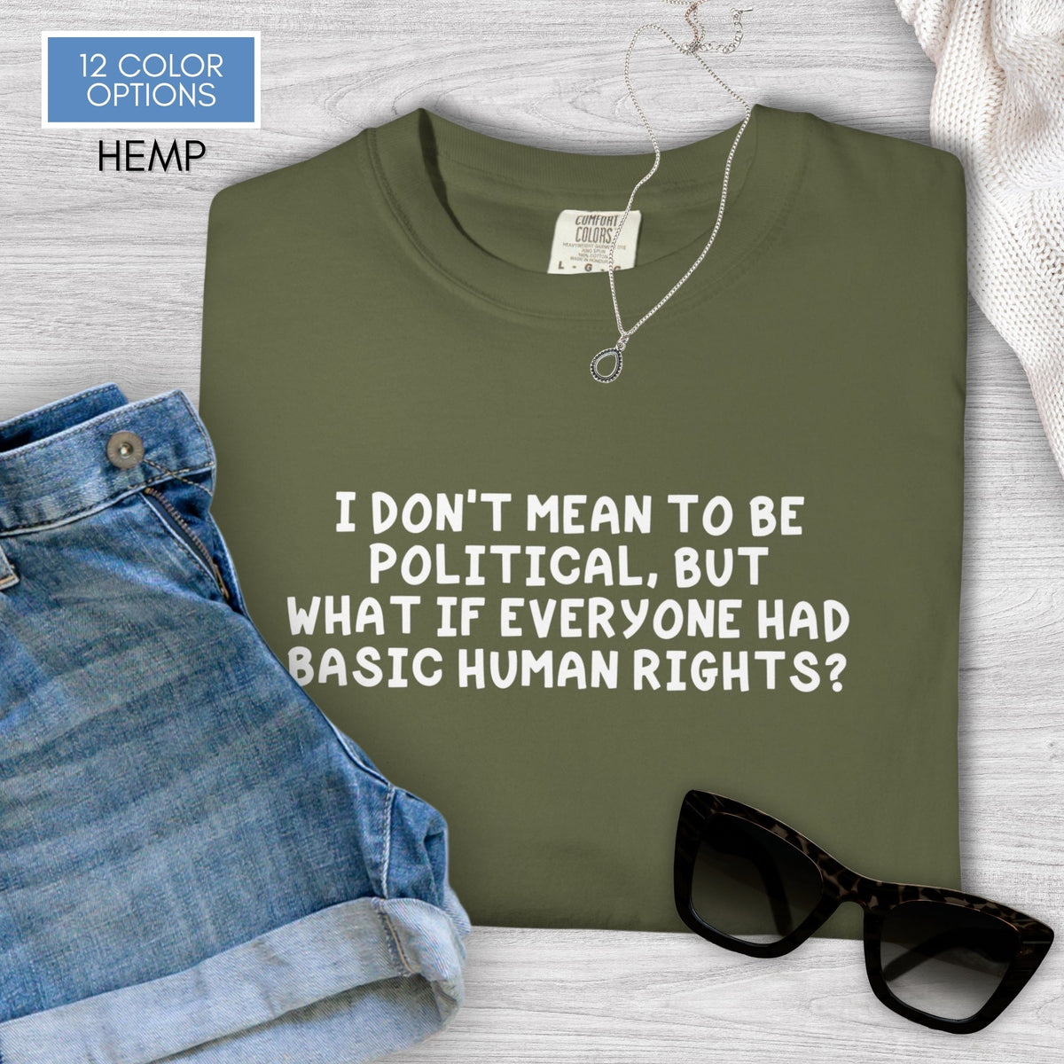 human-rights-unisex-tshirt-political-activist-graphic-tee-comfort-colors-hemp