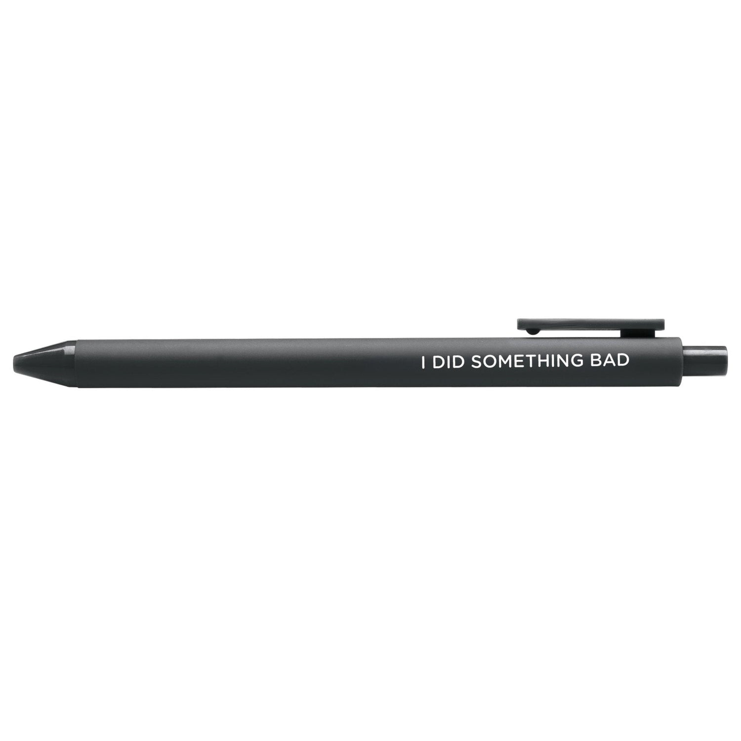 I Did Something Bad jotter gel pen - MangoIllustrated - Pens