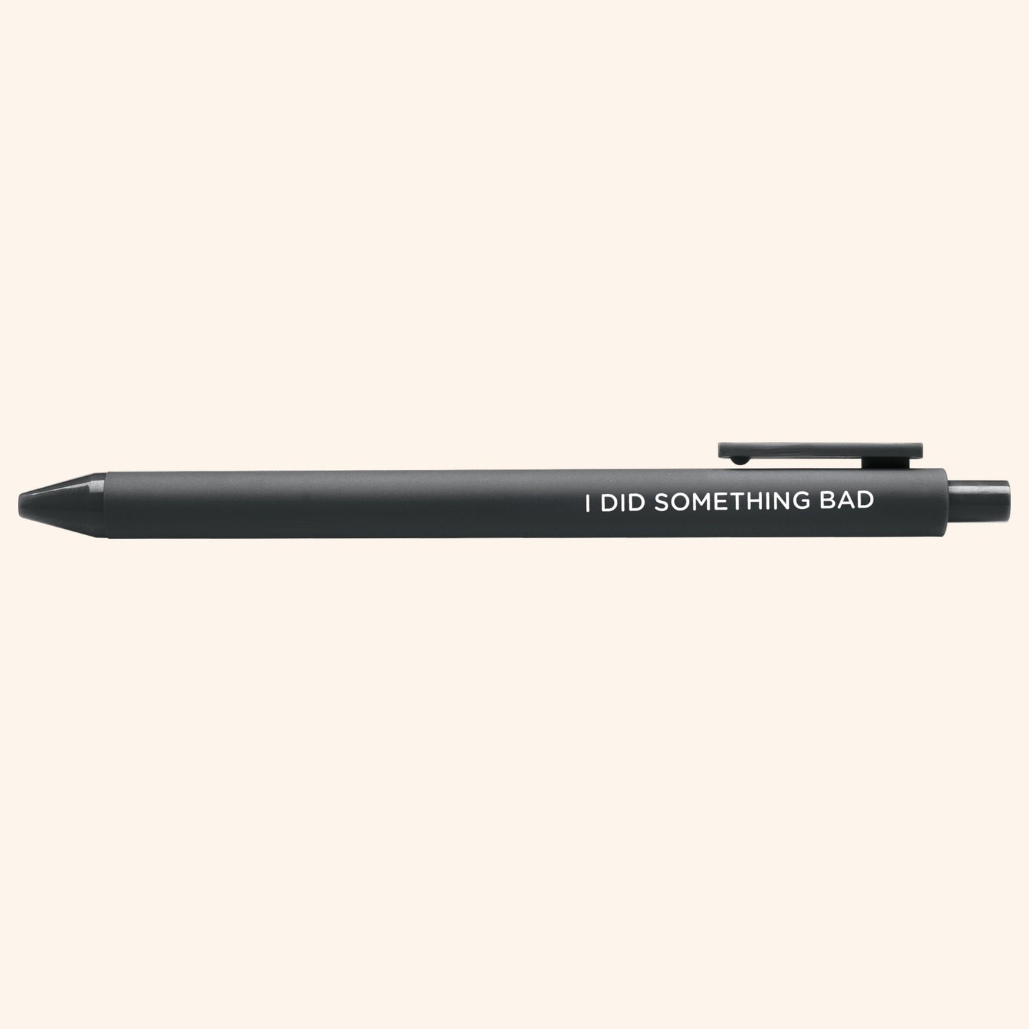 I Did Something Bad jotter gel pen - MangoIllustrated - Pens